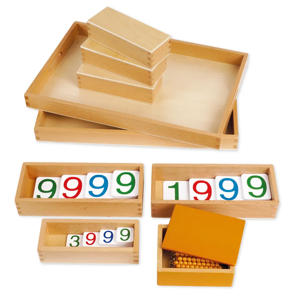 TimeTEX - Materialul cu mărgele aurii, set complet "Montessori Premium"