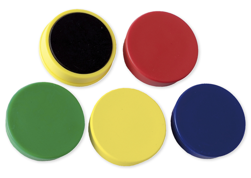 Sæt magneter 32 mm ø, 4 x 10 pakke