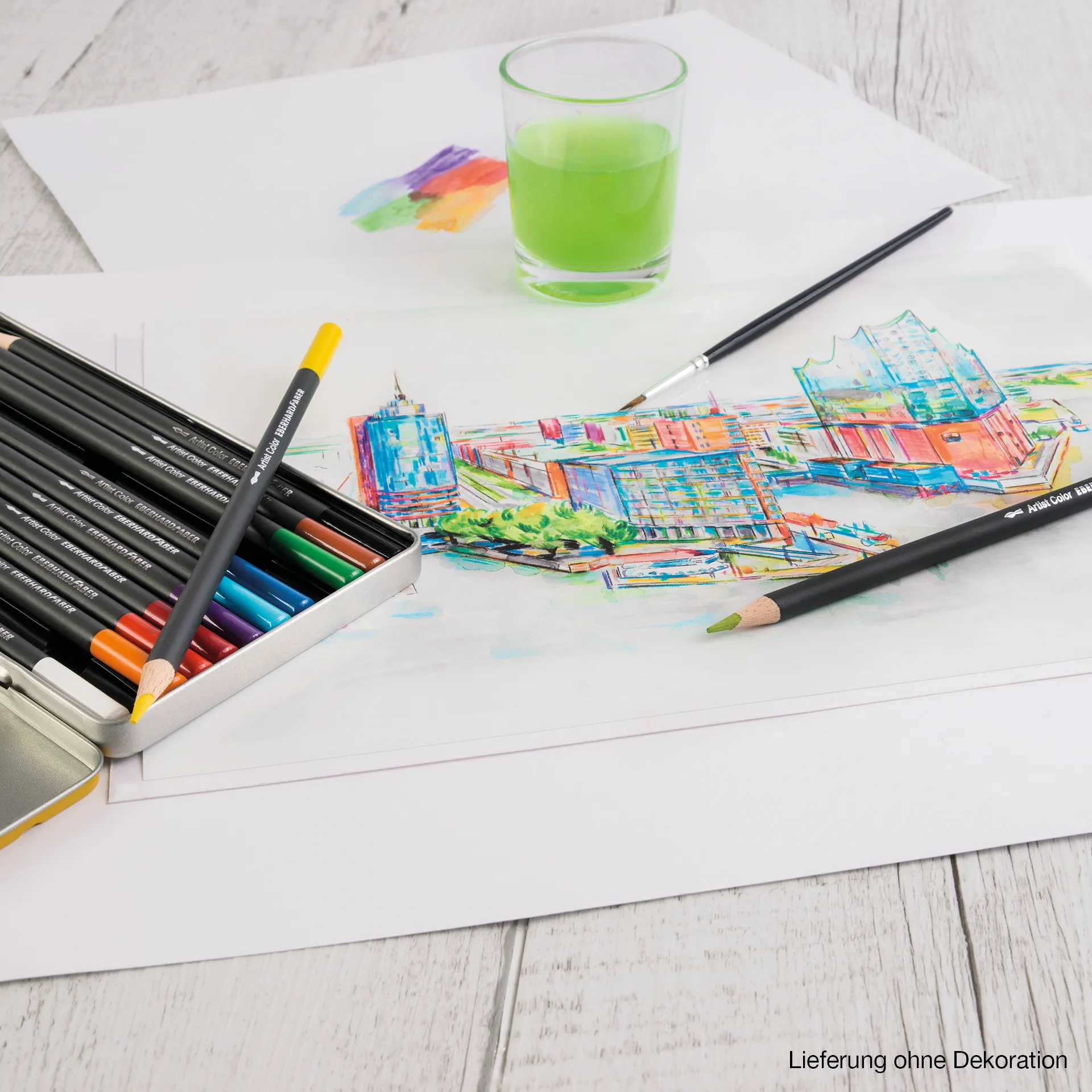 Eberhard Faber Artist Color Aquarellfarbstifte, 12-tlg.