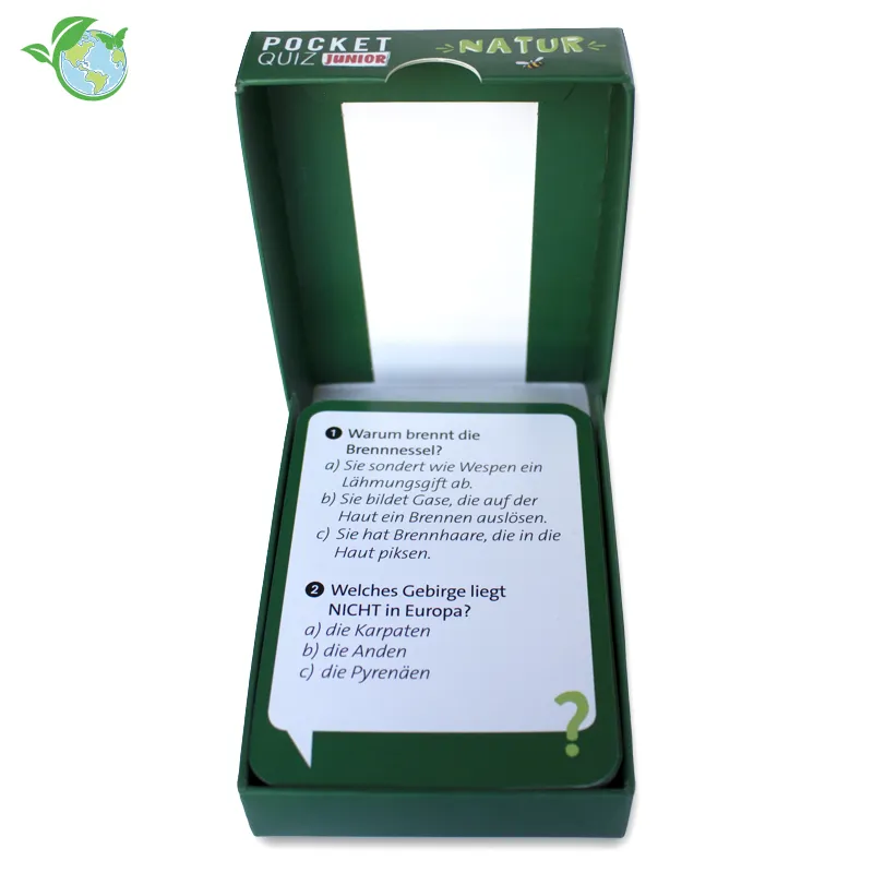 Kartenspiel "Pocket Quiz Junior Natur"