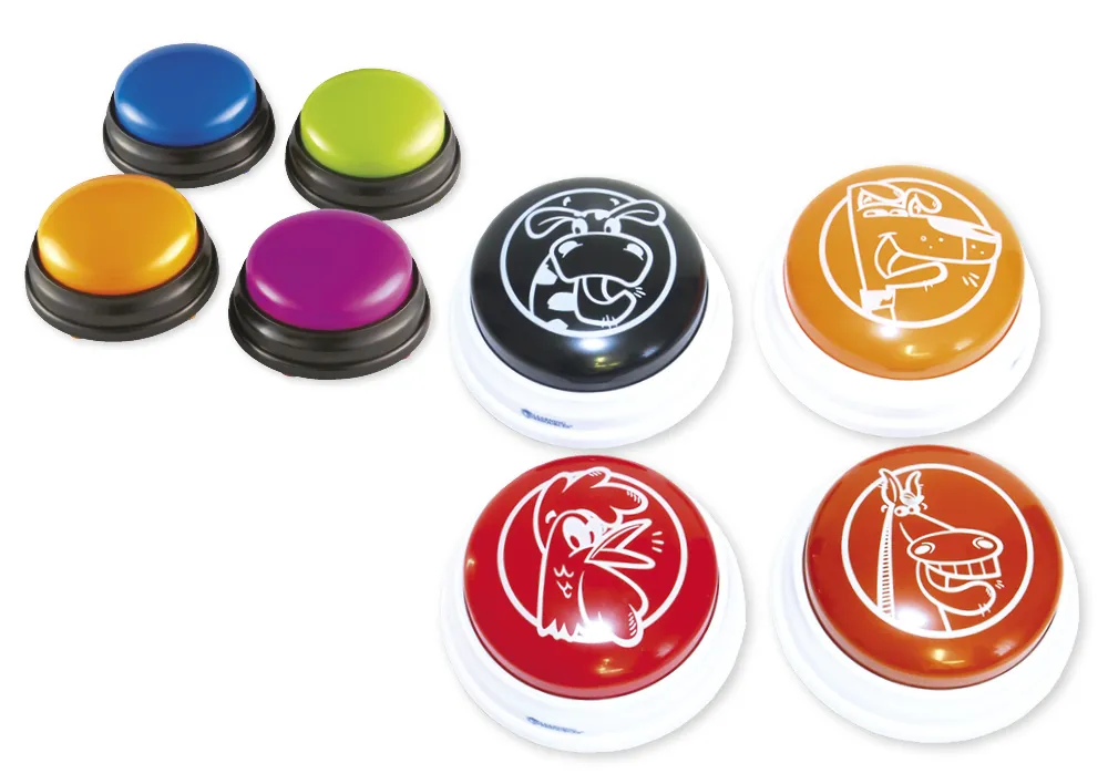 Antwoord buzzers, 4-delige set