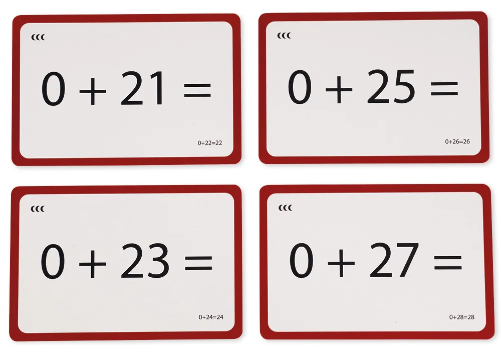 Lernkarten Mathematik "Additionsaufgaben", 249-tlg. in Kartonbox