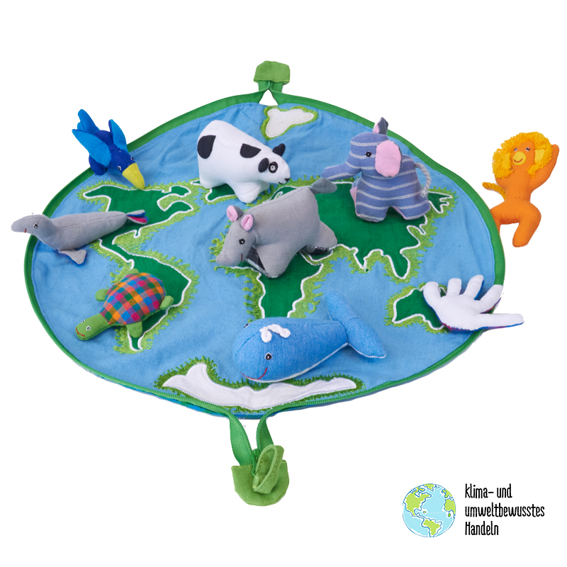 Play & Go-Spieltasche "Bedrohte Tierwelt", 10-tlg.