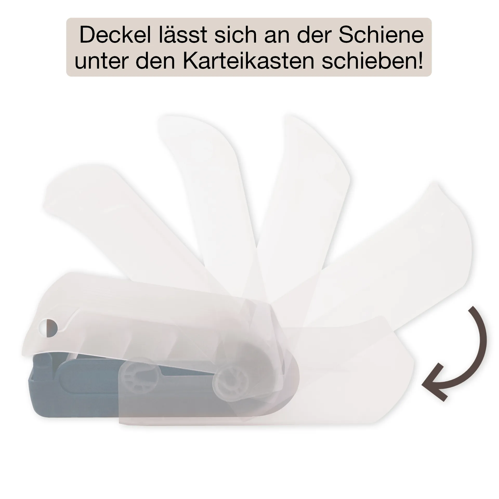 Boîte de classement en plastique, format A8