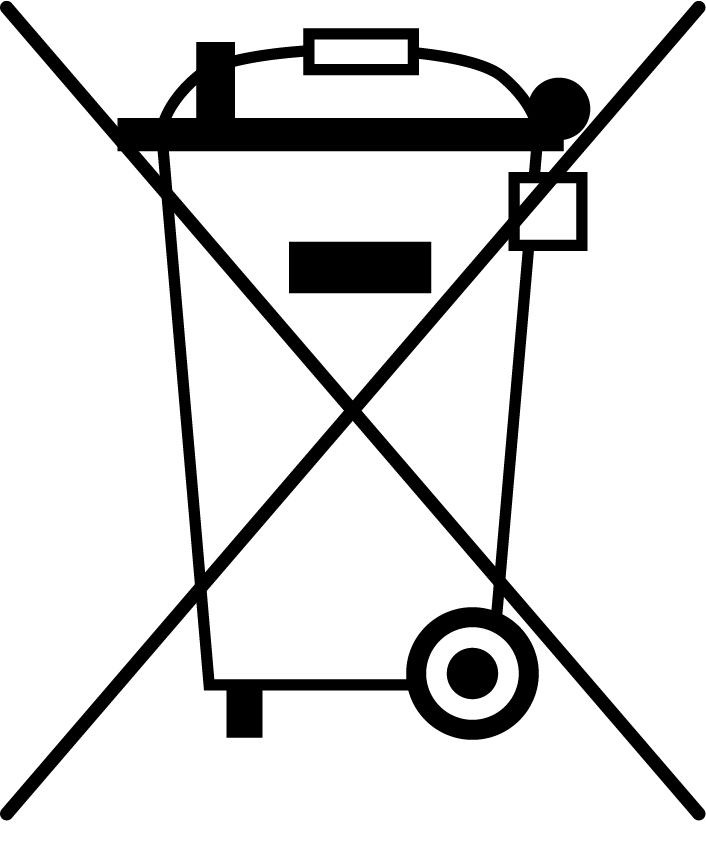 Symbol für Batterie-Entsorgung