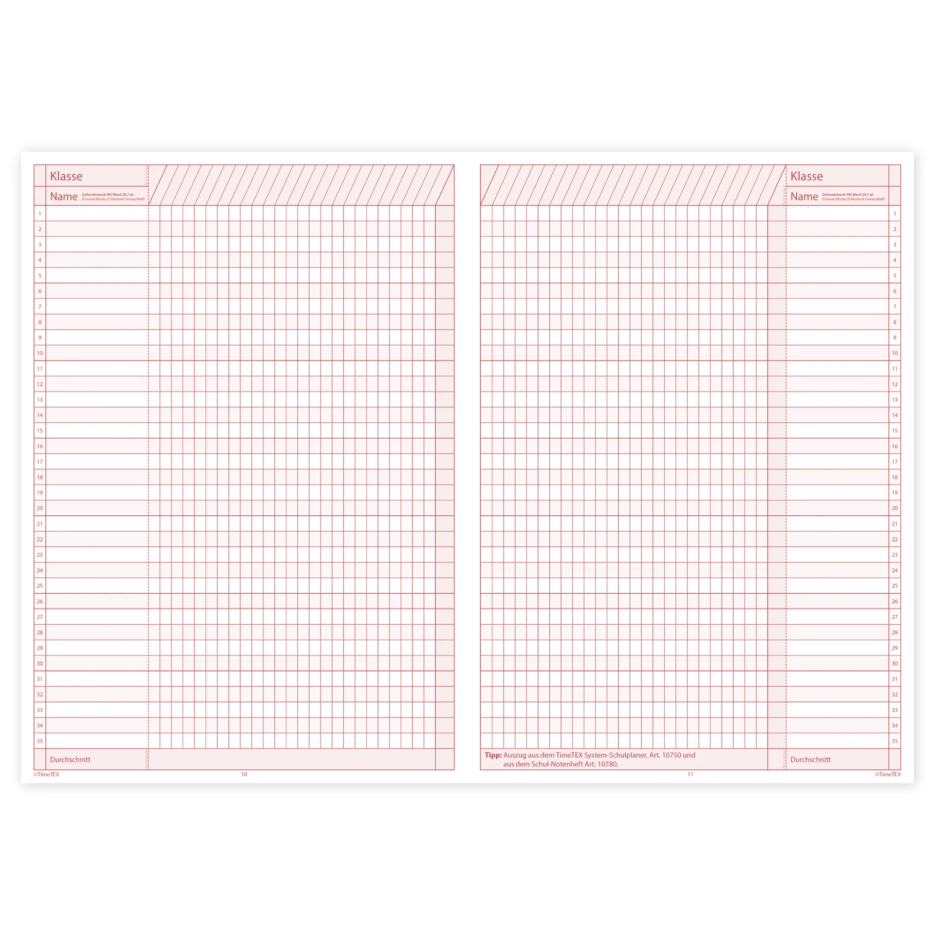 TimeTEX Referendar-Heft A4