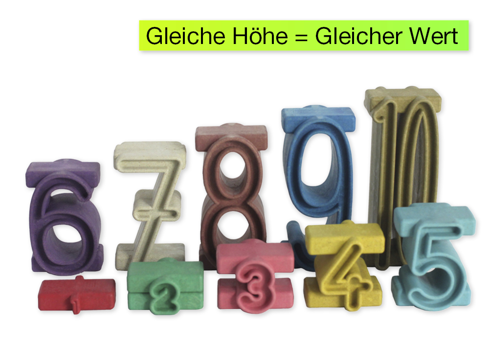 Klassensatz Stapel-Zahlen Montessori-Farben, 8-tlg., in Stapel-Box "Montessori Premium" Klassensatz Stapel-Zahlen Montessori-Farben, 8-tlg., in Stapel-Box "Montessori Premium"
