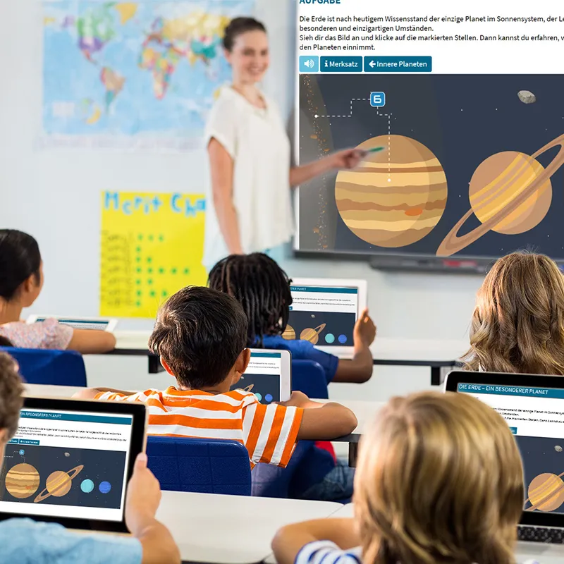 Didaktische DVD "Wetter und Planeten", tabletfähig