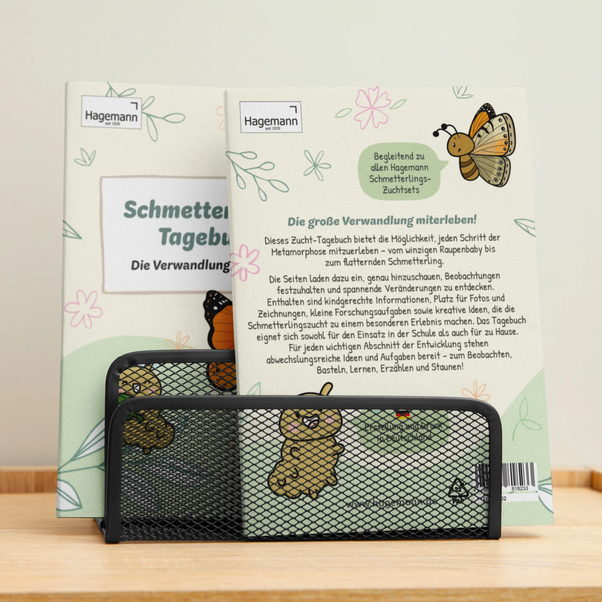 Hagemann Schmetterlings-Tagebuch A5, 36 Seiten