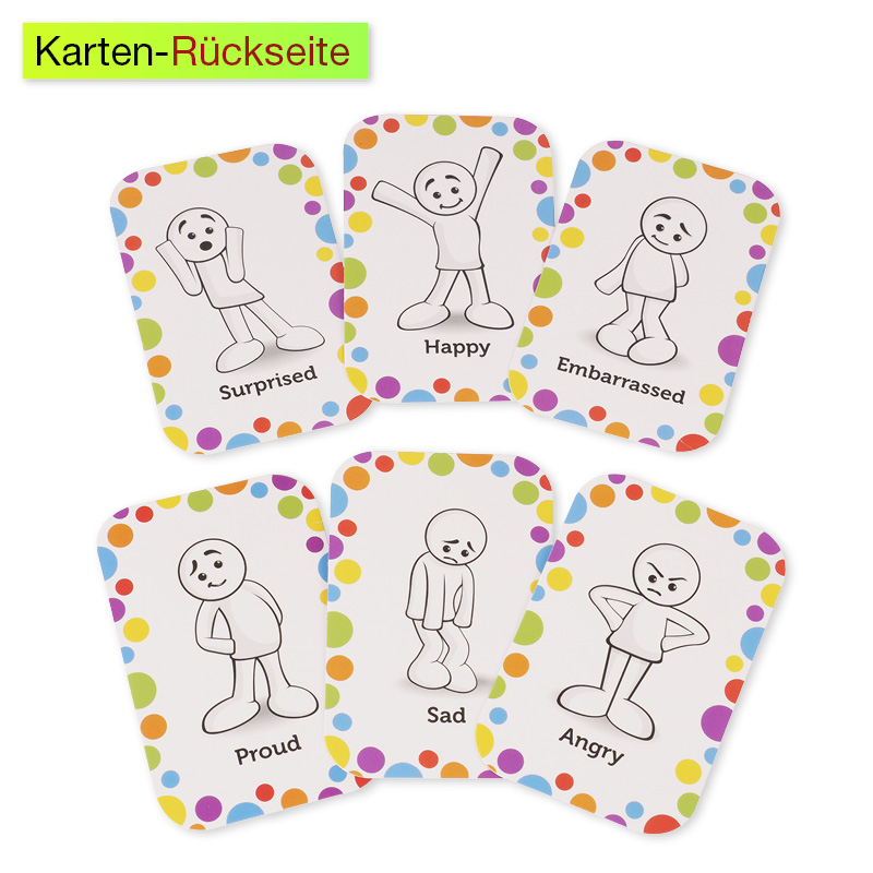 Set figurine cu fețe cu emoții, în culori asortate, 54 de piese, în cutie Set figurine cu fețe cu emoții, în culori asortate, 54 de piese, în cutie