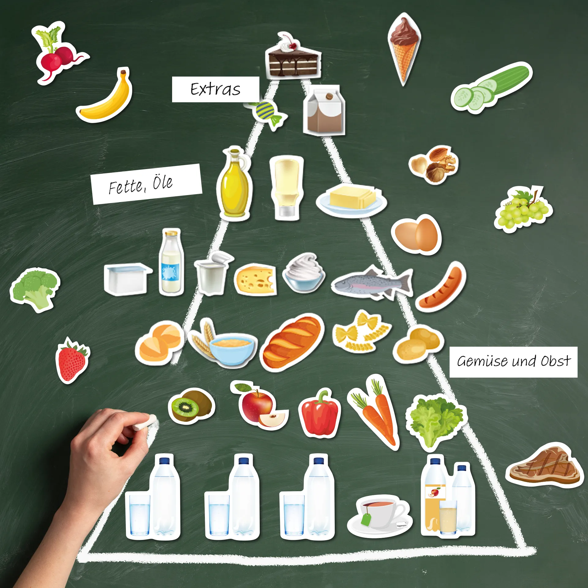 Magneți cu produse alimentare, 53 de piese