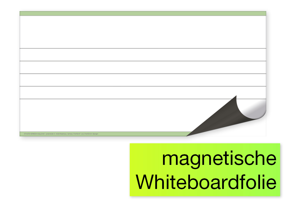 TimeTEX Whiteboard-Demo-Notenlinien magnetisch, 2-tlg.