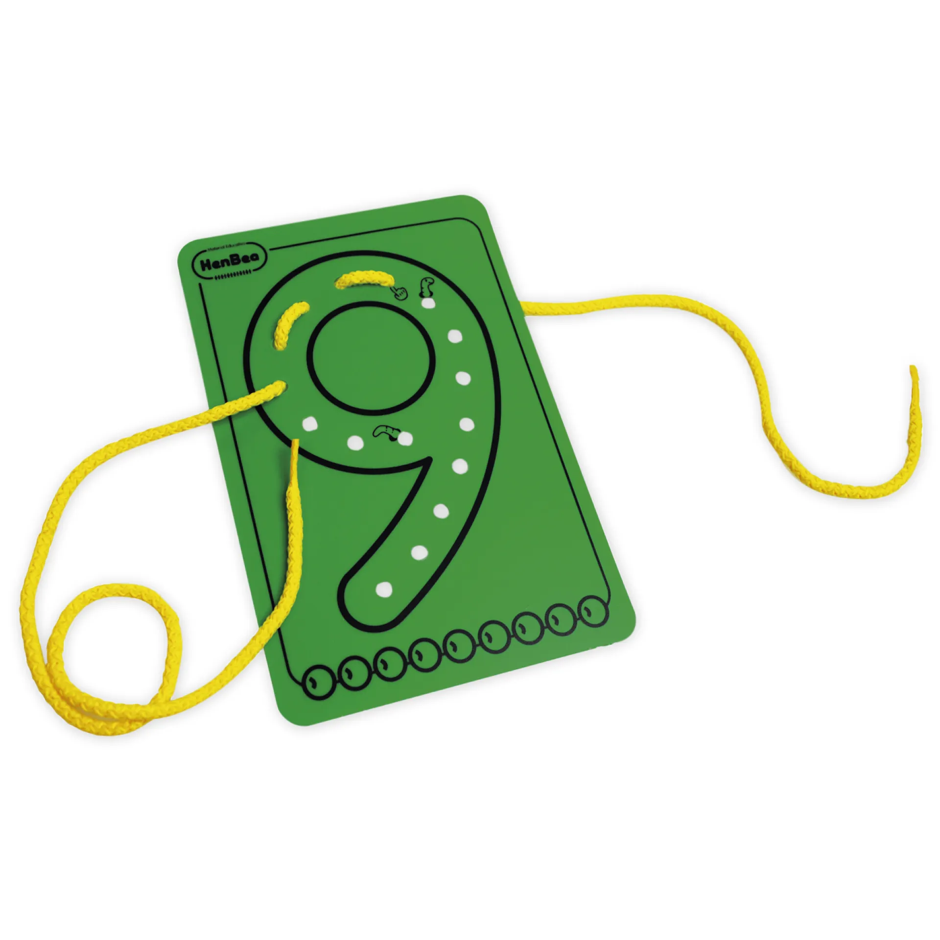 Getallen-rijgspel, 21-delig Getallen-rijgspel, 21-delig