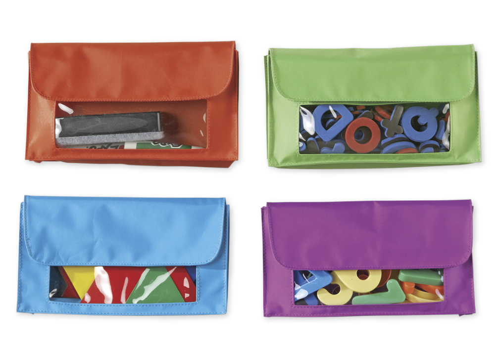 Opbergzakken, magnetisch, 4-delige set