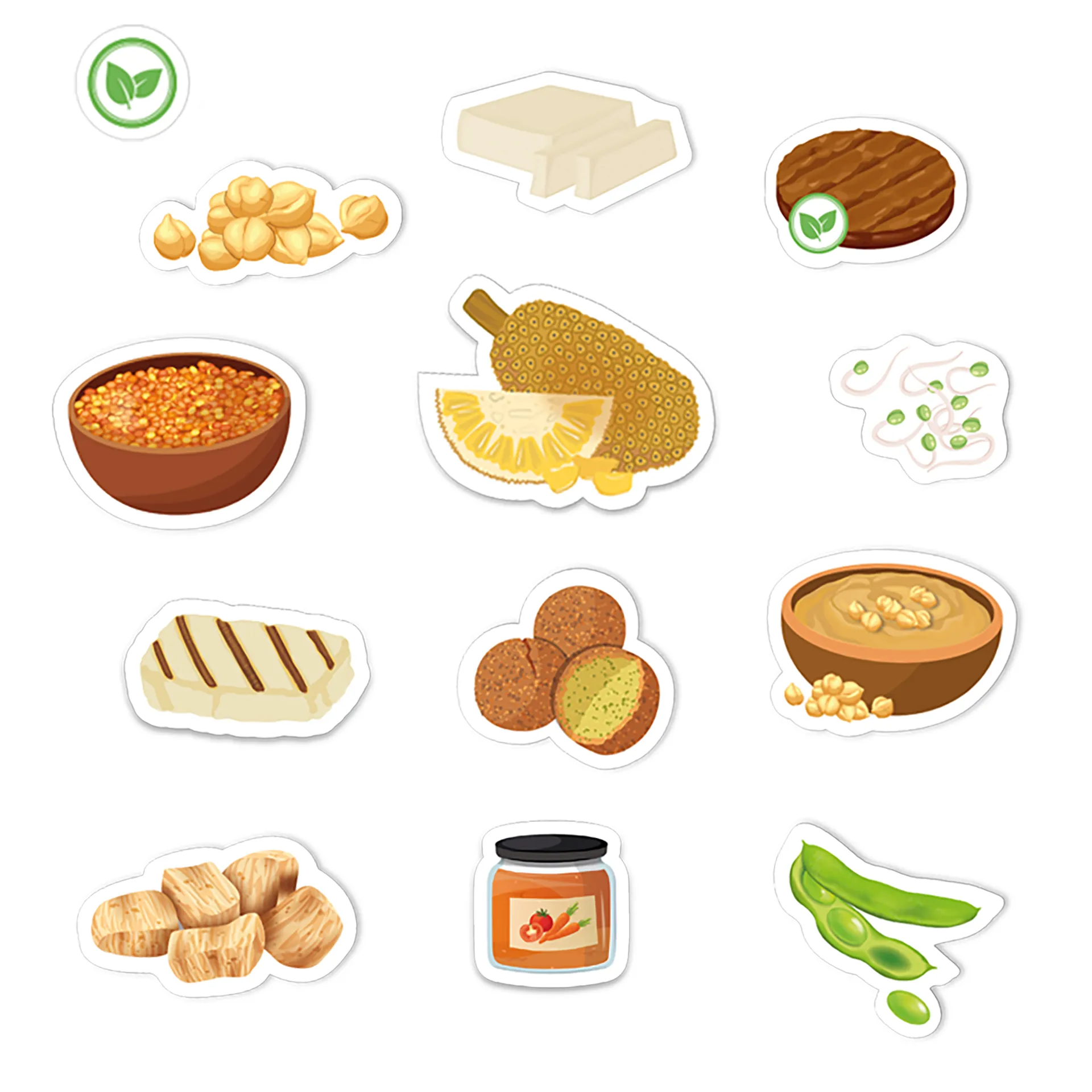 Ernährungspyramide mit Lebensmitteln vegetarisch und klassisch, magnetisch, 129-tlg.