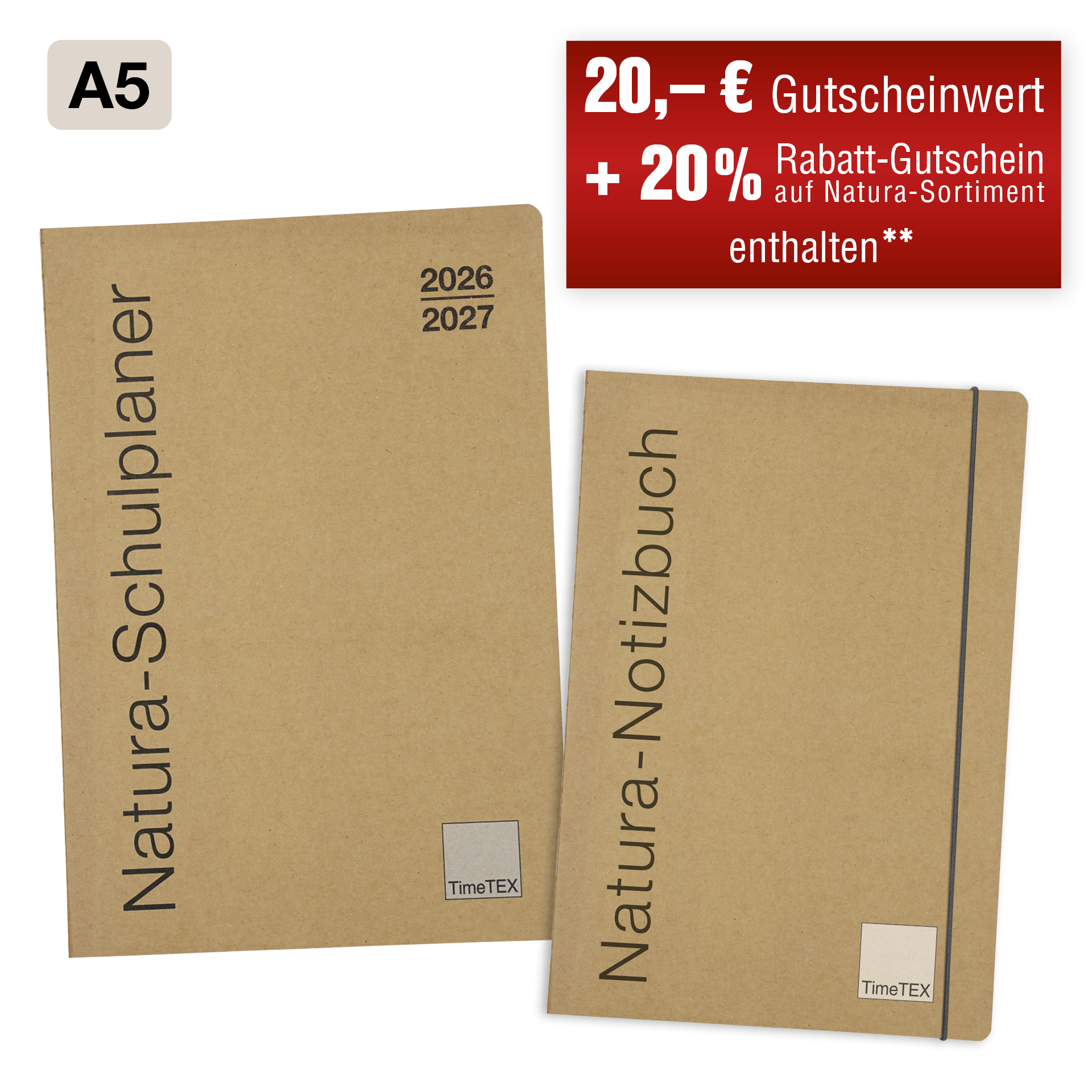 Natura-Planer-Set 2026/2027 A5