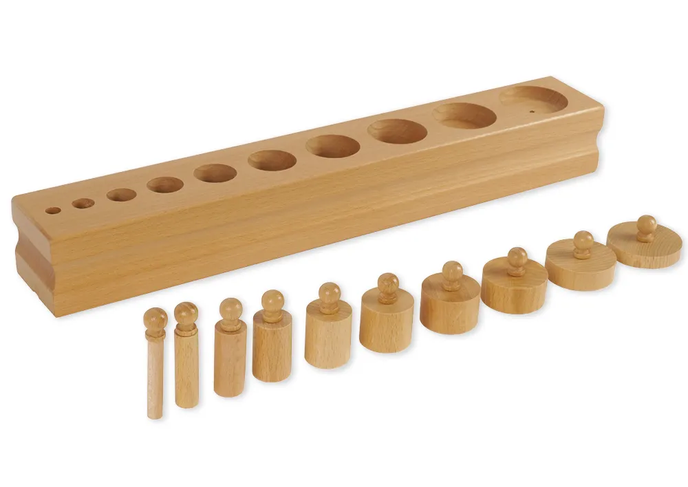 TimeTEX Block mit Zylindern 3 "Montessori Premium"