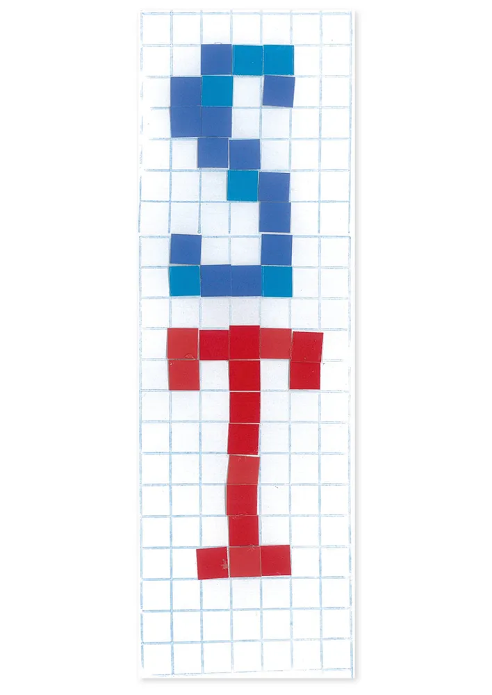 Set Kästchen-Rollstempel, 3-tlg.