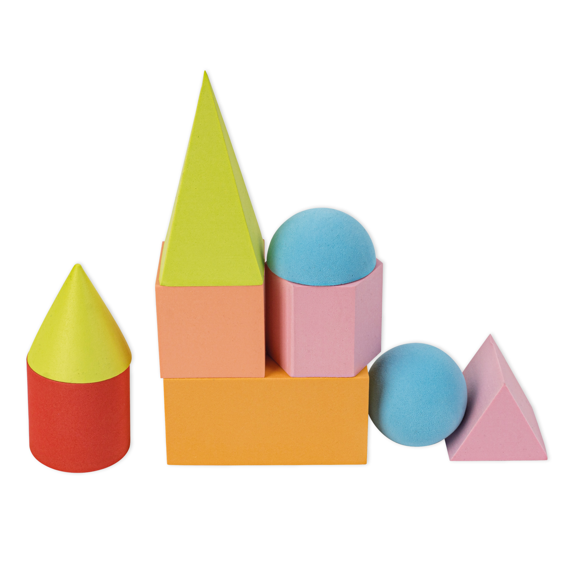 TimeTEX Set Flüster-Geometrie-Körper, 9-tlg.
