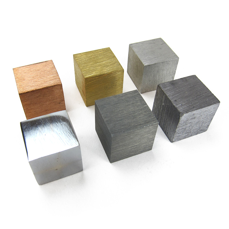 TimeTEX Set Metall-Würfel, 6-tlg.
