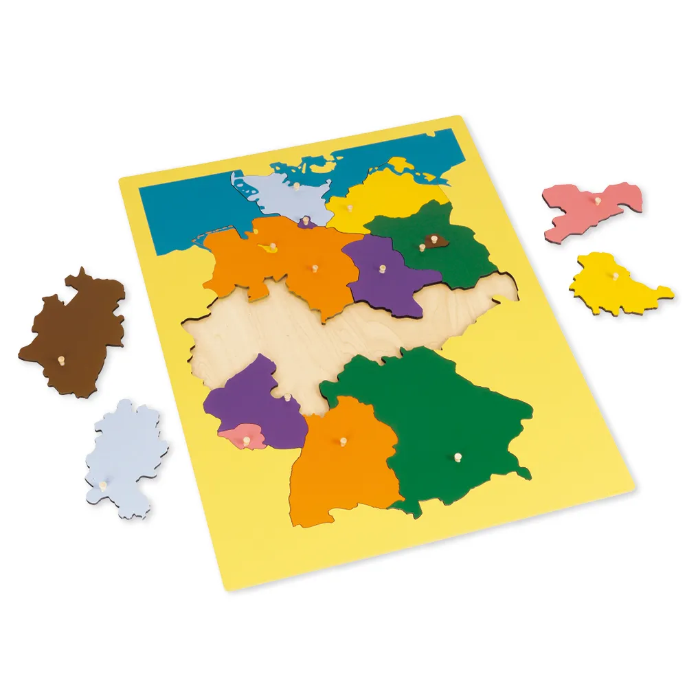 TimeTEX inlegkaart Duitsland "Montessori Premium" TimeTEX inlegkaart Duitsland "Montessori Premium"