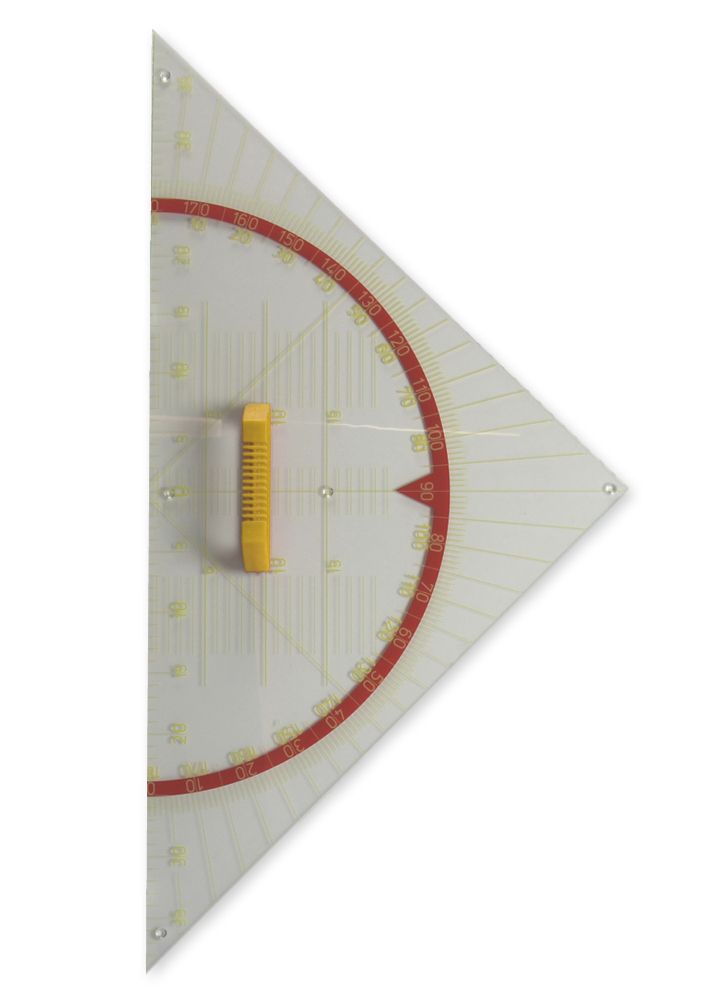 TimeTEX Profi-Geometrie-Dreieck 80 cm, magnetisch, mit Griff