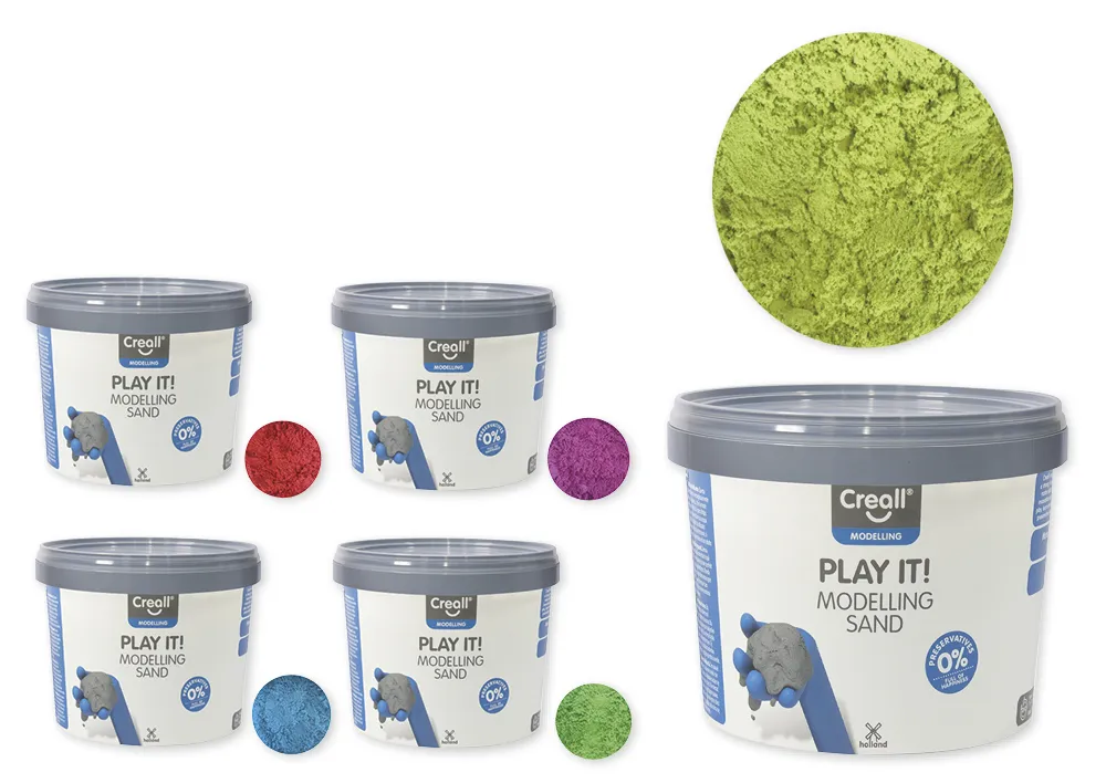 Modelliersand farbig, 750 g