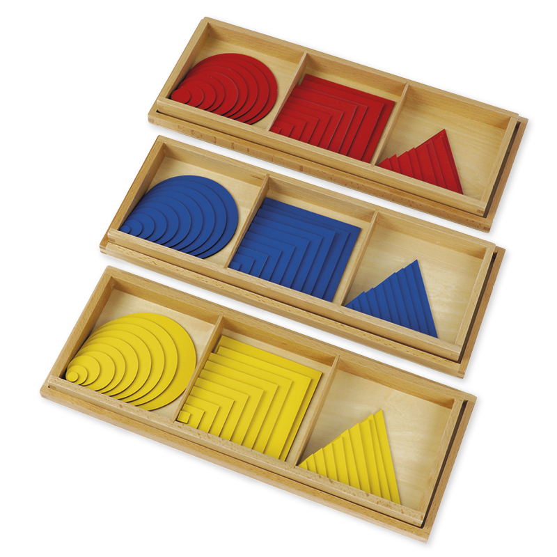 TimeTEX cirklar, trianglar och fyrkanter "Montessori Premium"