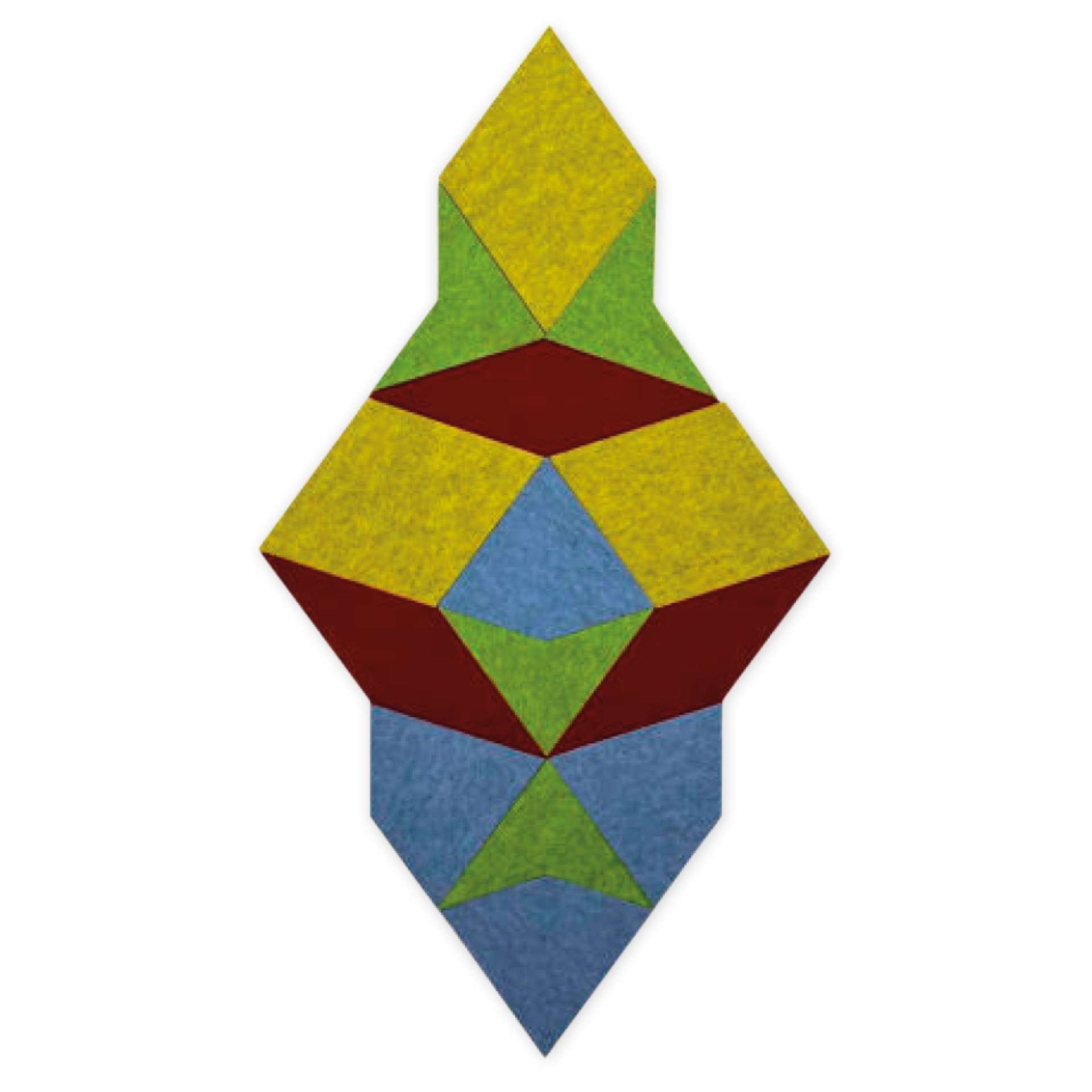 Schallabsorber AcousticArt "4 Würfel", 133x137 cm, 16-tlg.