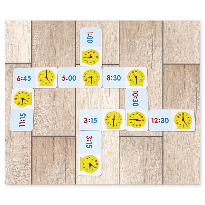 Zeit-Domino 1-24 Uhr, 36-tlg.