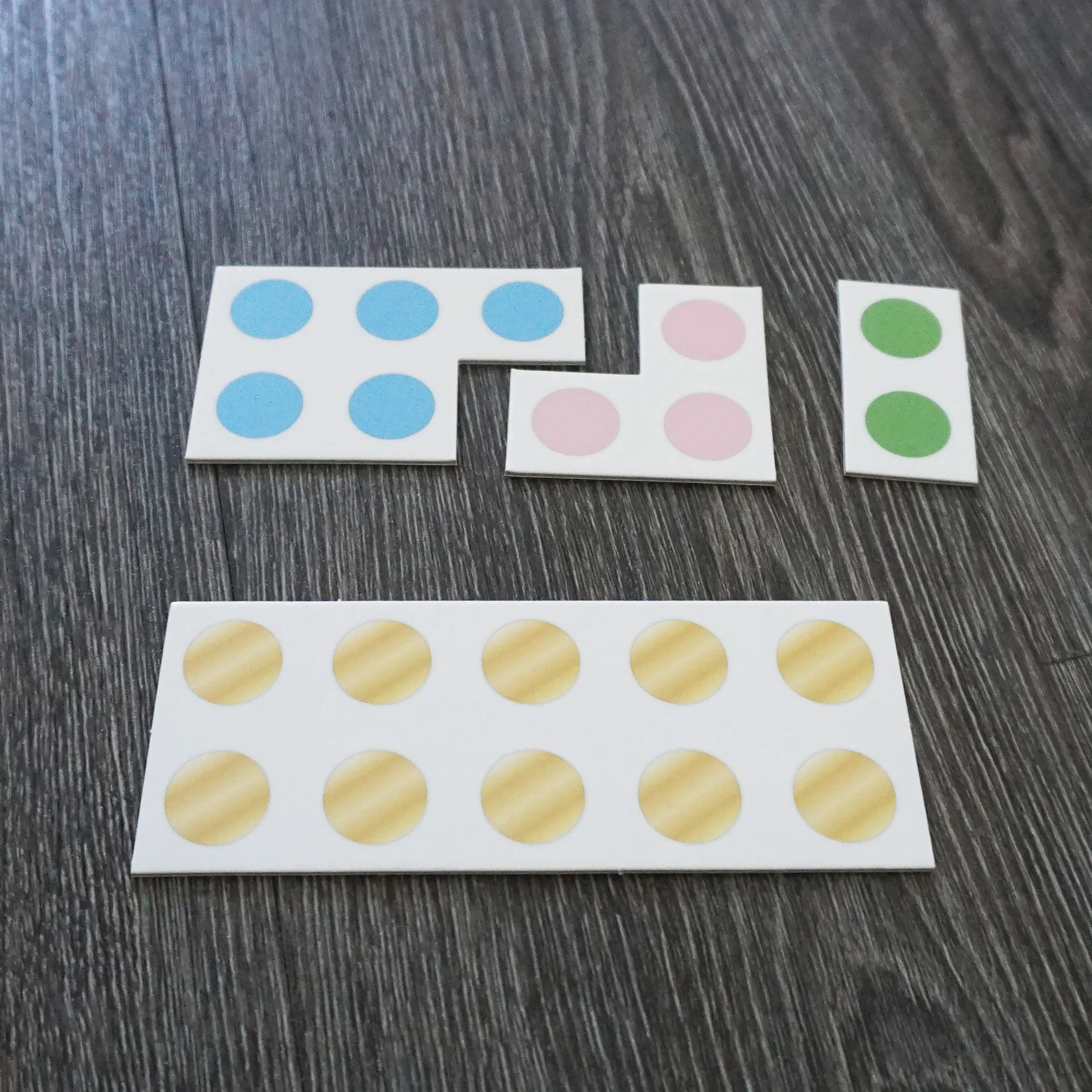 Sæt med aritmetiske chips "Prima Numero", talområde op til 100 & lille 1x1