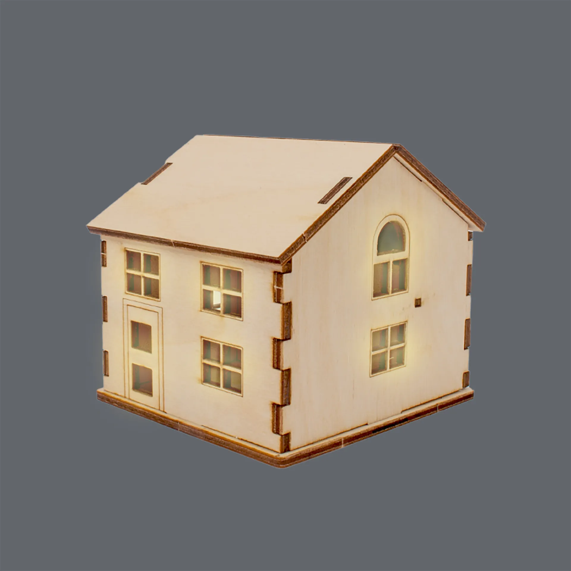 Bastelset "Solarhaus mit Speicher", 13-tlg.