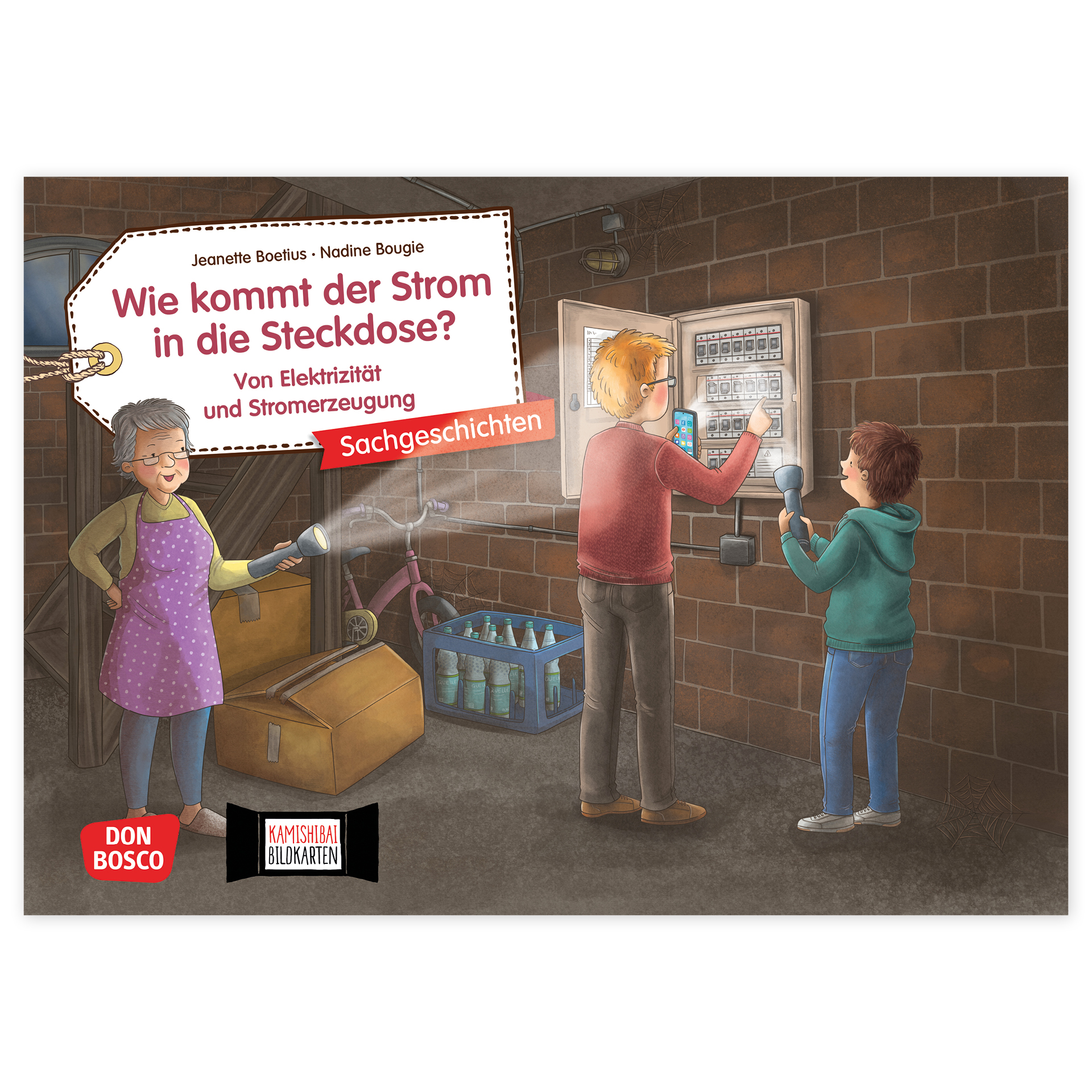 TimeTEX Bildergeschichten-Karten "Wie kommt der Strom in die Steckdose?", 15-tlg.