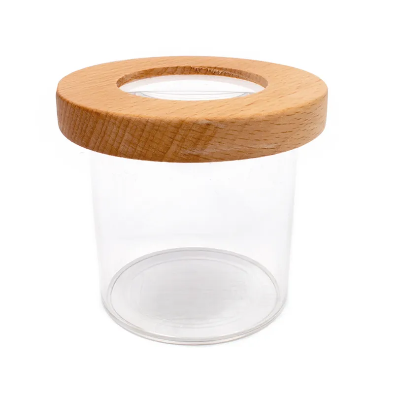 Lupen-Dose mit Holzdeckel "Natur & Digital"