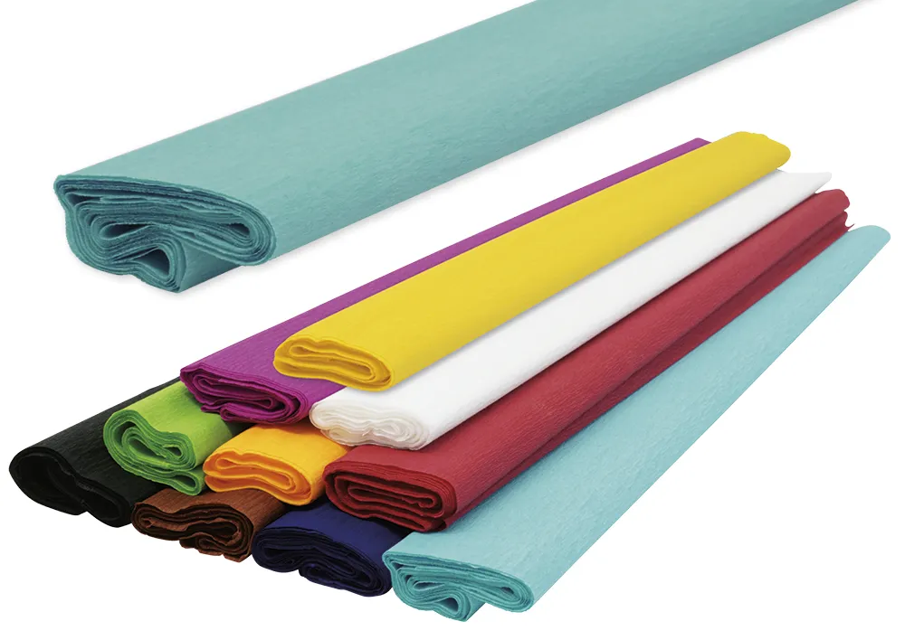 Krepppapier, 10 Rollen à 0,5x2,5 m