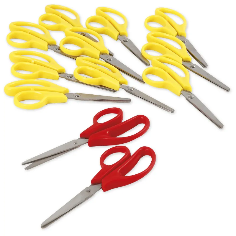 Kinderscheren mit großen Grifflöchern, 12 Stück