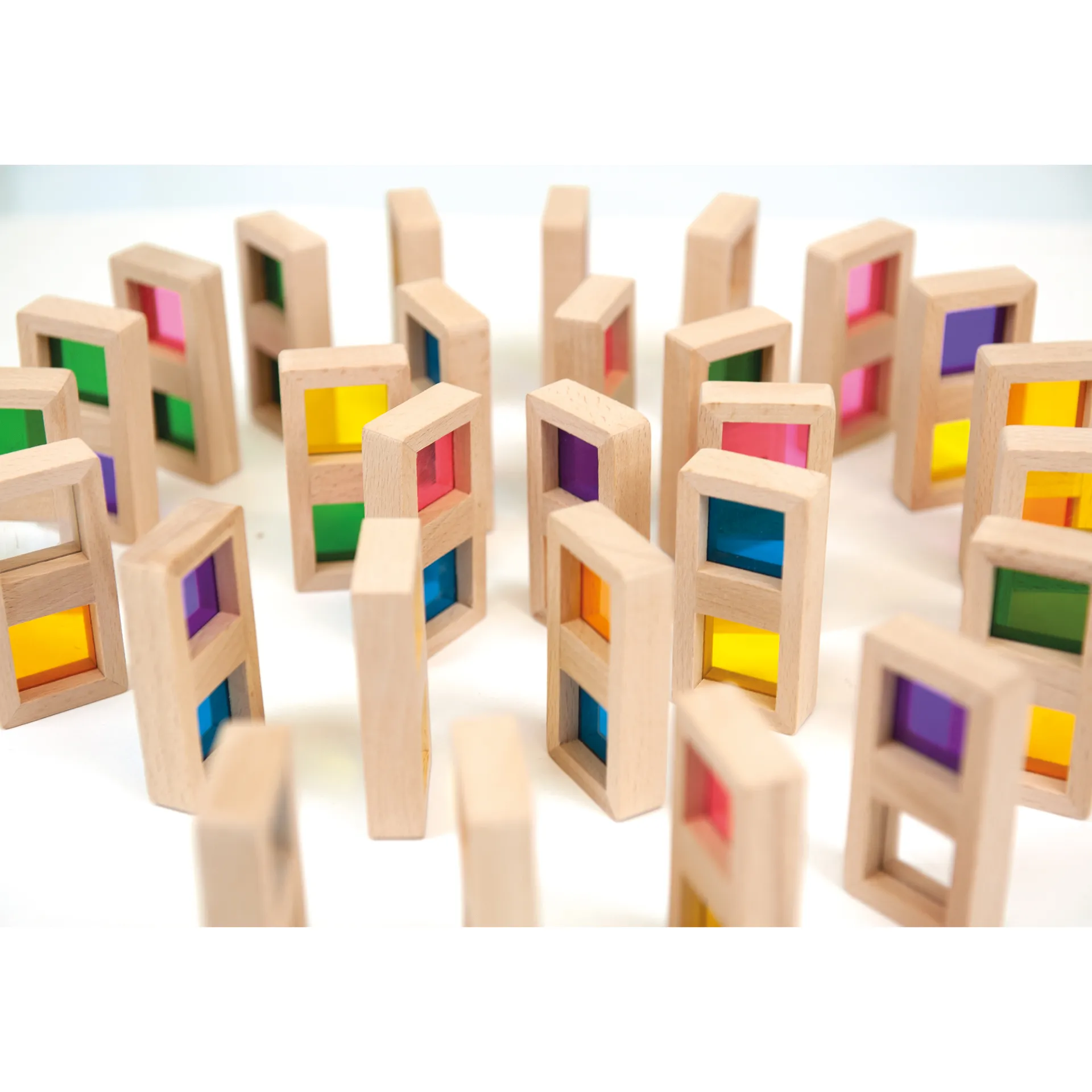 Farb-Domino "Regenbogen", 29-tlg.