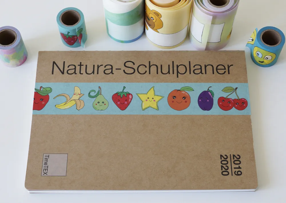 Deko-Band Reispapier 10 cm, selbstklebend + beschriftbar, 10m