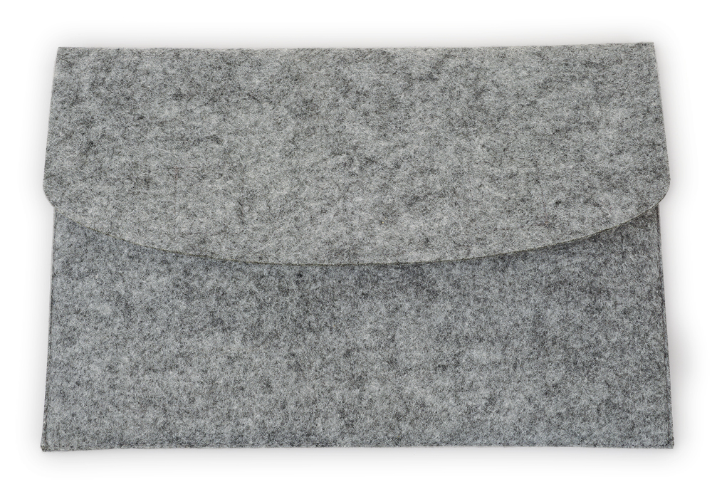 TimeTEX Tablet-Hülle aus Filz mit Einstecktasche, 30x20 cm