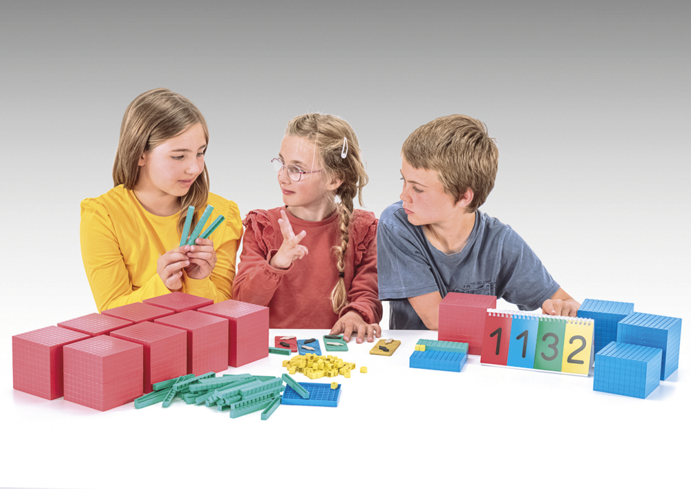 Klassensatz Dienes Dezimal-Rechensatz XL, 198-tlg., im Karton