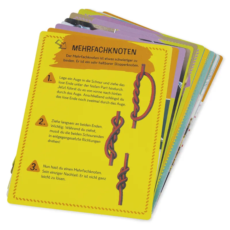 Karten-Set "Die grosse Box der Knoten", 36-tlg.