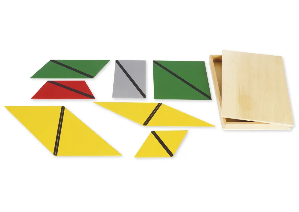 5 boîtes de triangles constructeurs TimeTEX « Montessori Premium »