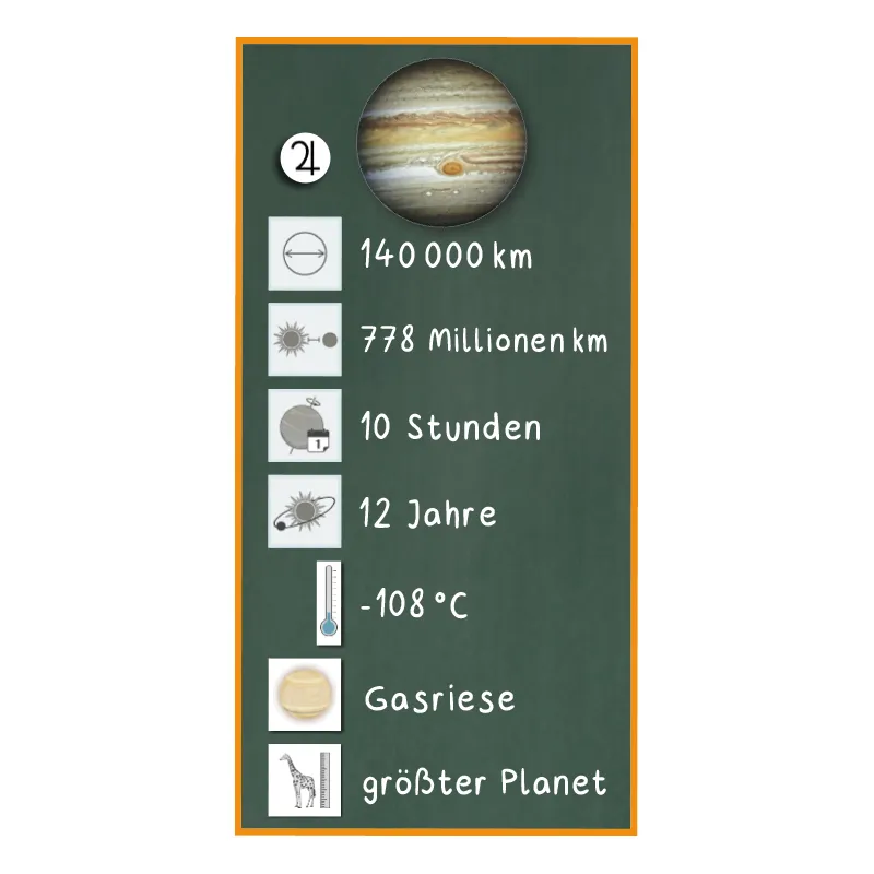 Planeten und Sonnensystem, magnetisch, 73-tlg.