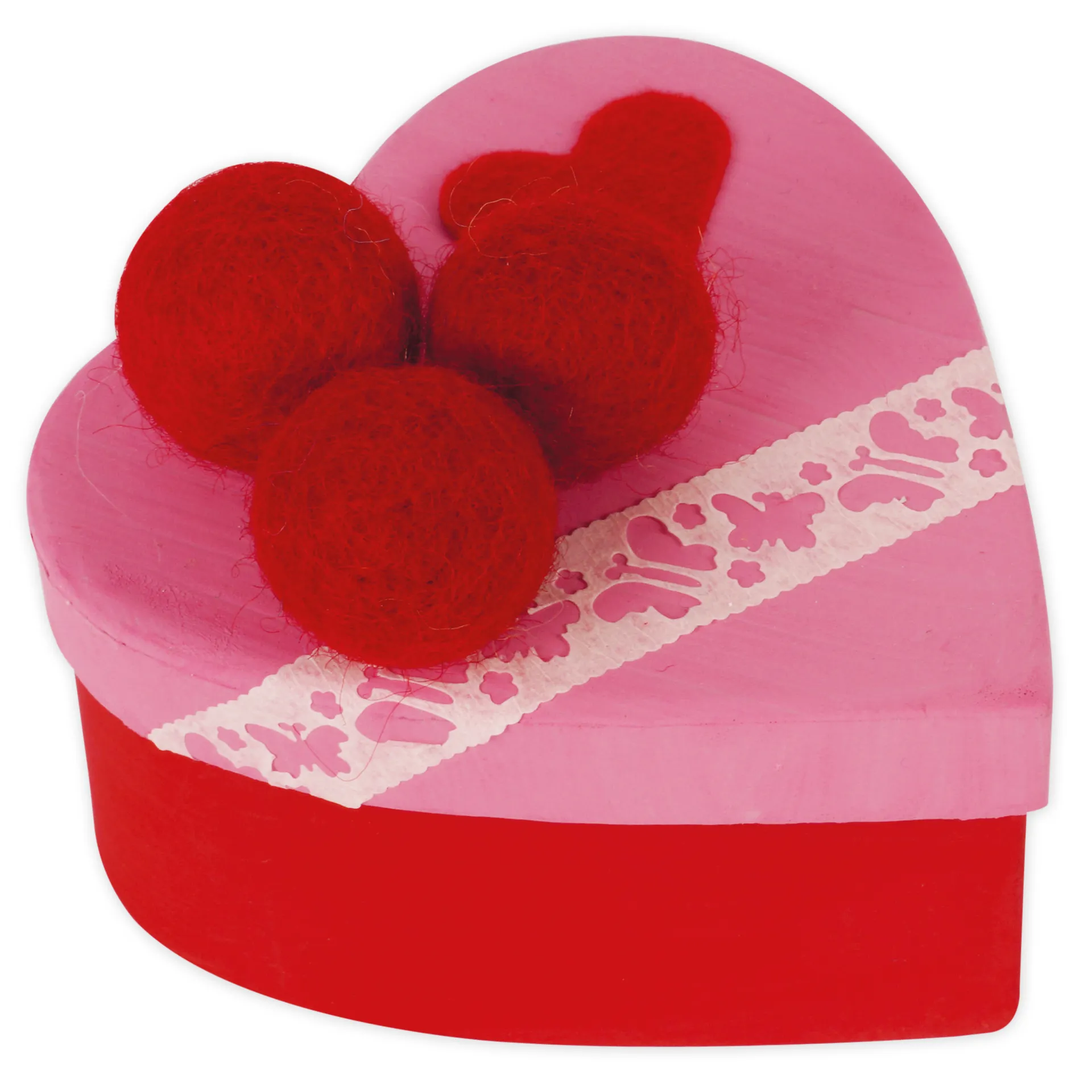 Pappboxen Herz, 10 Stück