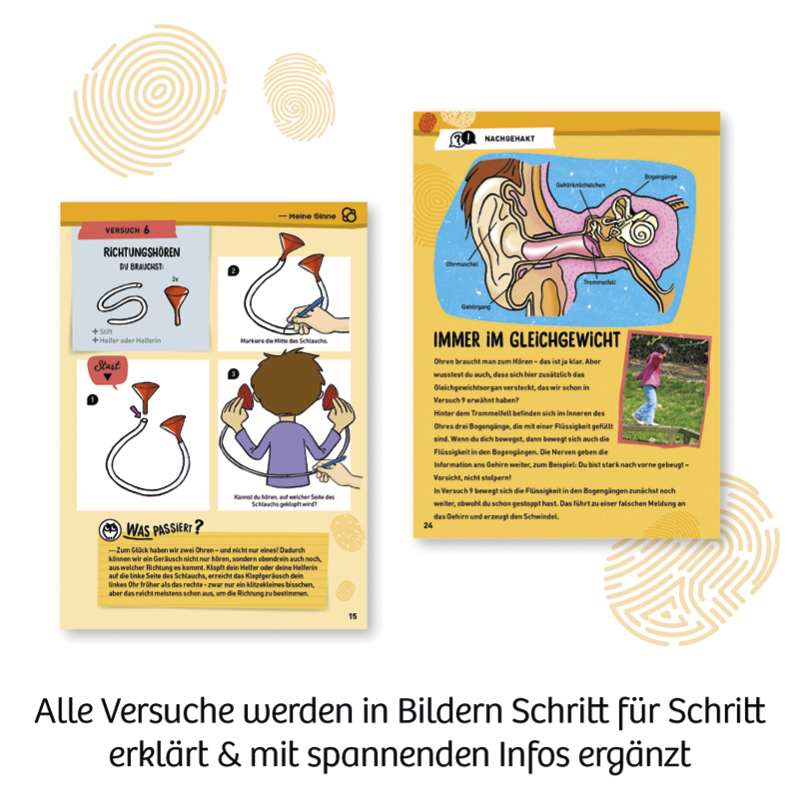 Set "Mein erster Experimentierkasten: Körper & Sinne", 35-tlg.