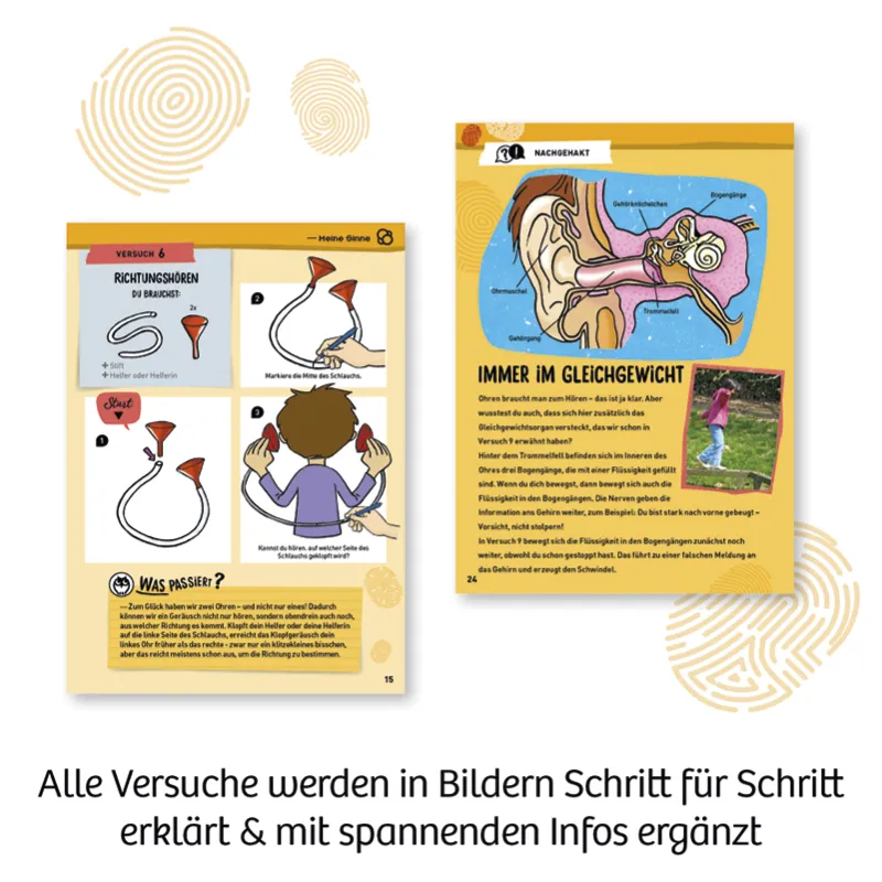 Set "Mein erster Experimentierkasten: Körper & Sinne", 35-tlg.