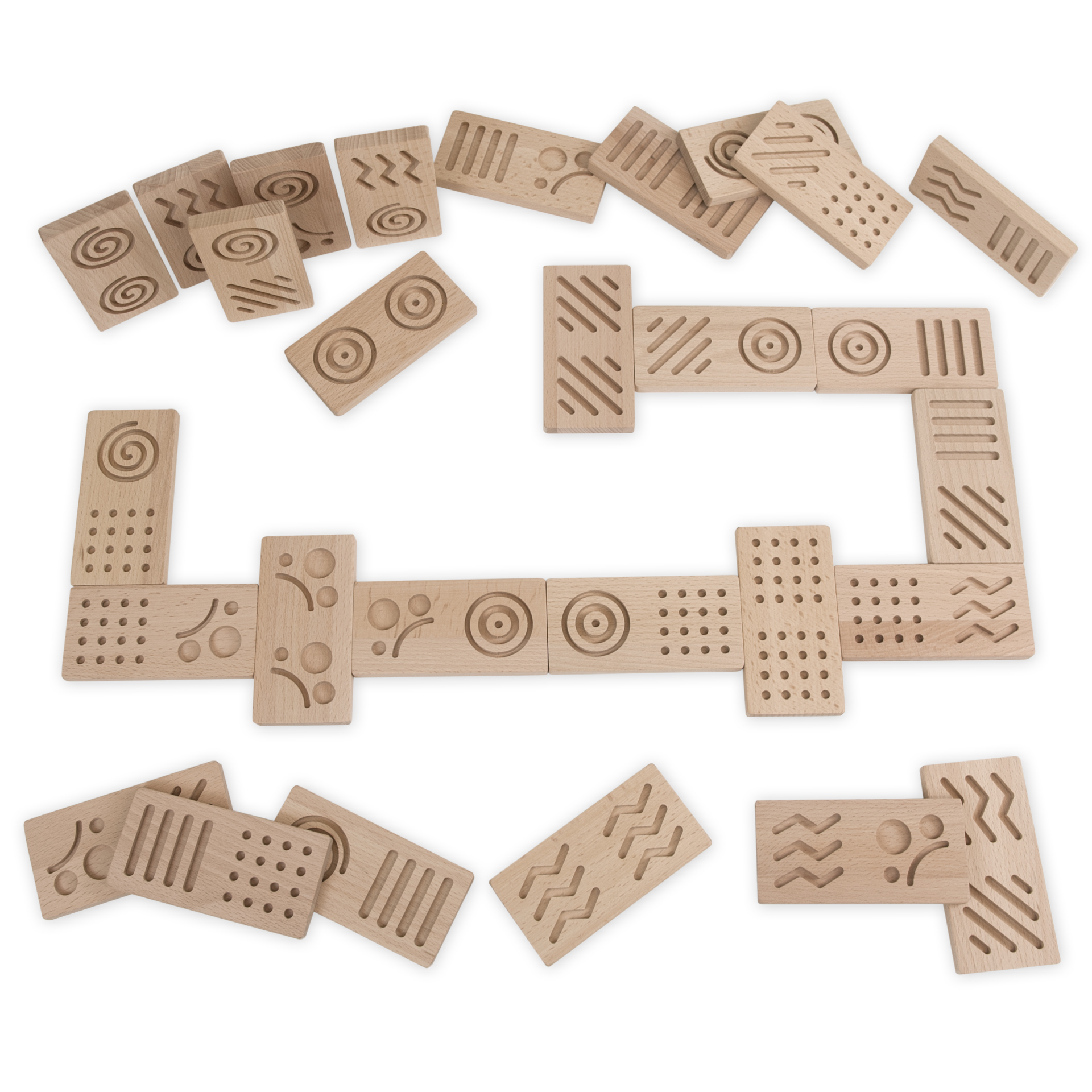 Tast-Domino "Muster", 29-tlg.