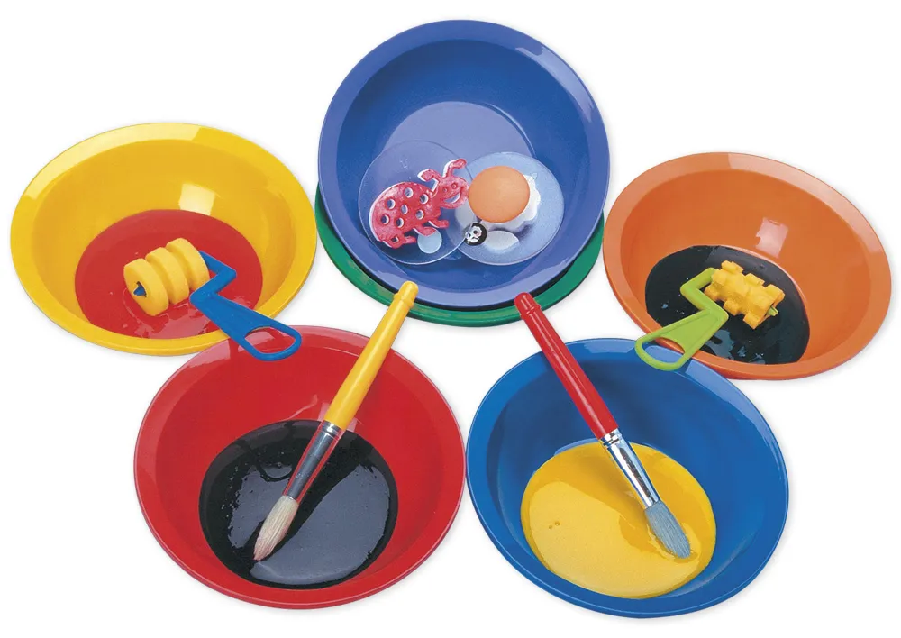 Farb- und Materialschalen, 6 Stück