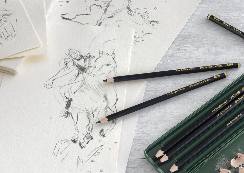 Set Faber-Castell "Pitt Graphite Matt", 6-tlg. Set Faber-Castell "Pitt Graphite Matt", 6-tlg.