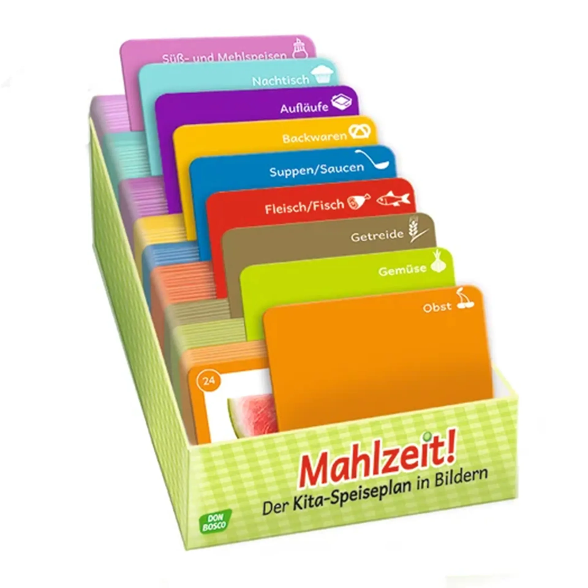 Bildkarten "Mahlzeit! Der Kita-Speiseplan in Bildern", 245-tlg.